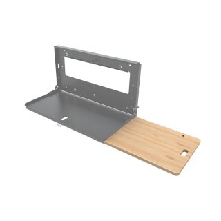 Klapptischerweiterung aus Holz für die Fahrzeugheckklappe...