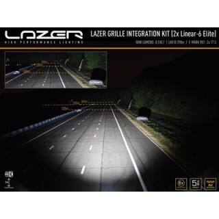 Lazer Lamps Kühlergrill-Kit VW Caddy (2015+) inkl. 2x Linear-6 Standard