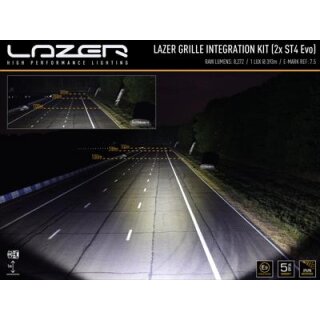Lazer Lamps Khlergrill-Kit VW T6.1 (2019+) inkl. 2x ST4 Evolution