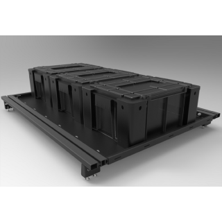 Alu Cab Dachkorb schwarz
