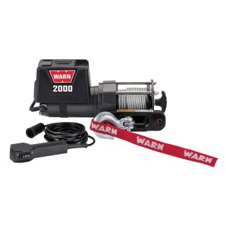 WARN Winde 2000 DC, 12-V, inkl. 3.6 m Fernbedienung