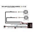 Lazer Lamps Kabelsatz Two-Lamp Harness (Utility Series)