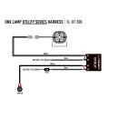 Lazer Lamps Kabelsatz für die Utility-Serie (1 Scheinwerfer)
