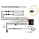 Lazer Lamps Kabelsatz Doppelt Lang (für Triple-R bis 1000, ST-Reihe und Linear bis 18)