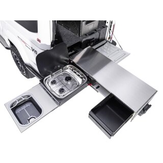 ARB Slide Kitchen 1355mm Schublade inkl. Kocher, Ablage, Schublade & Spülbecken