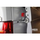 HESS Schiebetürscharnier rechts zu VW T5/T6/T6.1 für extra breite Räder silber