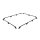 Expeditionsreling Kit / Vollumfänglich - für 1560 mm (L) x 1255 mm (B) Dachträger
