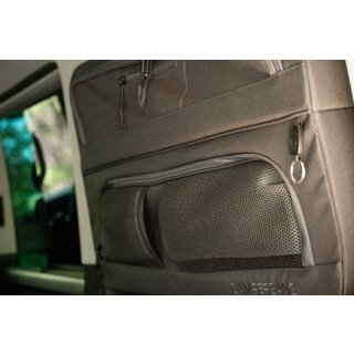 CAMPERGANG-Packtaschen / Fenstertaschen VW T5/T6/T6.1 für Multivan und California Beach in der Black Edition