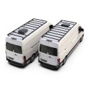 Volkswagen Crafter (L4H2 / MWB / OEM Schiene) (2017 - Heute) Slimpro Dachträger Kit