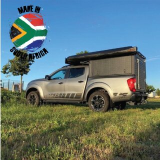 Alu Cab Canopy Camper Nissan Navara NP300 D/Cab 2016+ schwarz