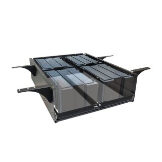 Schubladensystem für 4 Cub Boxen / Schmal