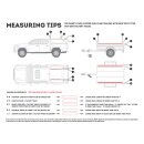 Pick-Up Hardtop / Anhänger mit OEM Schiene Slimline II Dachträger Kit / 1156 mm (L) x 1165 mm (B)