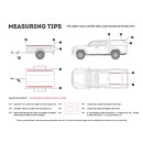 Pick-Up Hardtop / Anhänger mit OEM Schiene Slimline II Dachträger Kit / 752 mm (L) x 1475 mm (B)