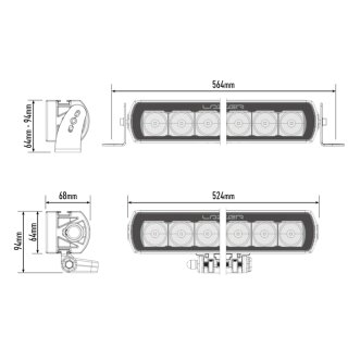 Lazer Lamps LED-Scheinwerfer ST12 Evolution