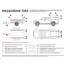 Pick-Up Hardtop / Anhänger mit OEM Schiene Slimline II Dachträger Kit / Hoch / 954 mm (L) x 1475 mm (B)