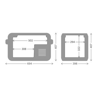 Dometic CFX3 35 Tragbare Kompressorkhl- und -gefrierbox