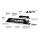 Lazer Lamps Linear-12 Elite mit Positionslicht schwarz