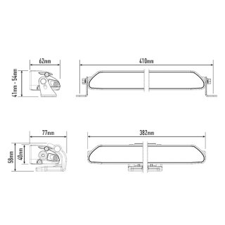 Lazer Lamps Linear-12 Elite schwarz