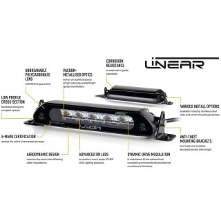 Lazer Lamps Linear-6 Elite schwarz