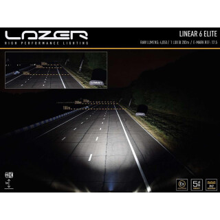 Lazer Lamps Linear-6 Elite schwarz
