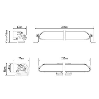 Lazer Lamps Linear-6 Standard schwarz
