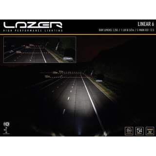 Lazer Lamps Linear-6 Standard schwarz
