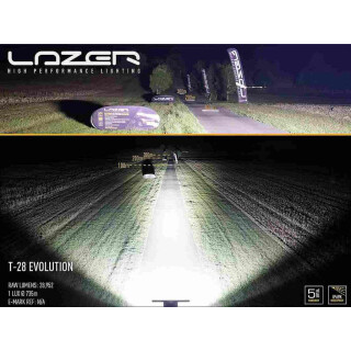Lazer Lamps T28 Evolution LED-Scheinwerfer schwarz
