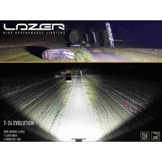 Lazer Lamps T24 Evolution LED-Scheinwerfer schwarz