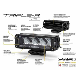 Lazer Lamps Triple-R 1000 Elite schwarz