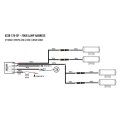 Lazer Lamps Kabelsatz Vierfach, Splice, ST-Serie,...