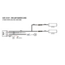 Lazer Lamps Kabelsatz Doppel, Splice, ST-Serie, Triple-R, Linear (lange Ausführung)