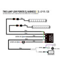 Lazer Lamps Kabelsatz Doppelt (für Triple-R Standard)