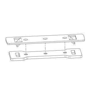 Adapterstück für 50-11RLT600 Fußkit, Defender 2020 (1 Stk.), inkl. 50-B062