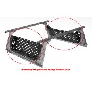 Muli-Rack Trägerblech DoubleCab links & rechts (1 Stk.)