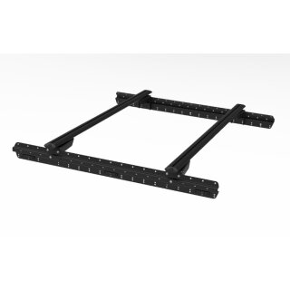 Muli-Rack System "flach" DoubleCab, inkl. 2 Rhino Rack Vortex Querträger