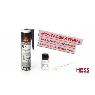 Kleber-Montageset, Sika Konstruktionsklebstoff, Primer und Applikator