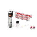 Kleber-Montageset, Sika Konstruktionsklebstoff, Primer...