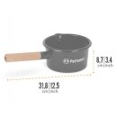 Emaille Pfanne / 1 l / Schwarz