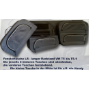 FENSTERTASCHEN-Set FÜR DEN VW T5 BIS T6.1 MIT LANGEM...