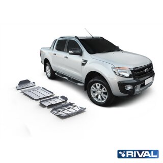 RIVAL Unterfahrschutzplatten Pickup Ford Ranger PX 2,2 (incl. EURO6!); 2.0 TDCi