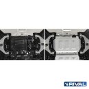 RIVAL Unterfahrschutzplatten Pickup Ford Ranger PX 2,2; 3,2; 2.0 TDCi