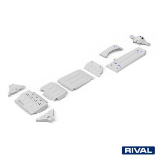 RIVAL Unterfahrschutzplatten Pickup Ford Ranger PX 2,2; 3,2 (incl. EURO6!)