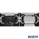 RIVAL Unterfahrschutzplatten Pickup Ford Ranger PX 2,2; 3,2; 2.0 TDCi
