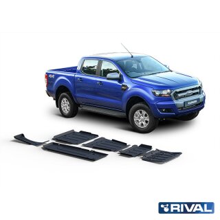 RIVAL Unterfahrschutzplatten Pickup Ford Ranger PX 2,2; 3,2 (EURO6 only!)
