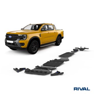RIVAL Unterfahrschutzplatten Pickup Ford Ranger PX 2,2; 3,2 (incl. EURO6!)