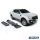 RIVAL Unterfahrschutzplatten Pickup Ford Ranger PX 2,2; 3,2 w/o Adblue; 2.0 TDCi