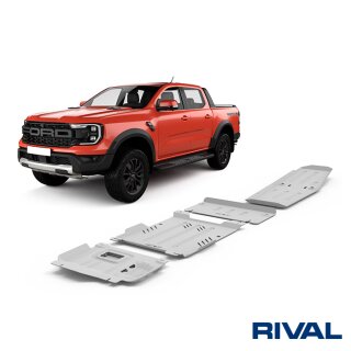 RIVAL Unterfahrschutzplatten Pickup Ford Ranger Raptor 3,0 Twin-Turbo EcoBoost® V-6 AT 4WD