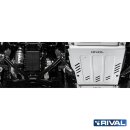 RIVAL Unterfahrschutzplatten Pickup Ford Ranger Applicable to Double ?ab 3.0D; 2,0D Bi-Turbo; 2.3 PHEV AT 4WD