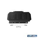 RIVAL Unterfahrschutzplatten Pickup Ford Ranger PX 2,2;...