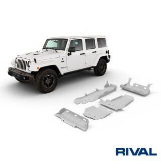 RIVAL Unterfahrschutzplatten SUV Jeep Wrangler JK 4-Doors 2,8D